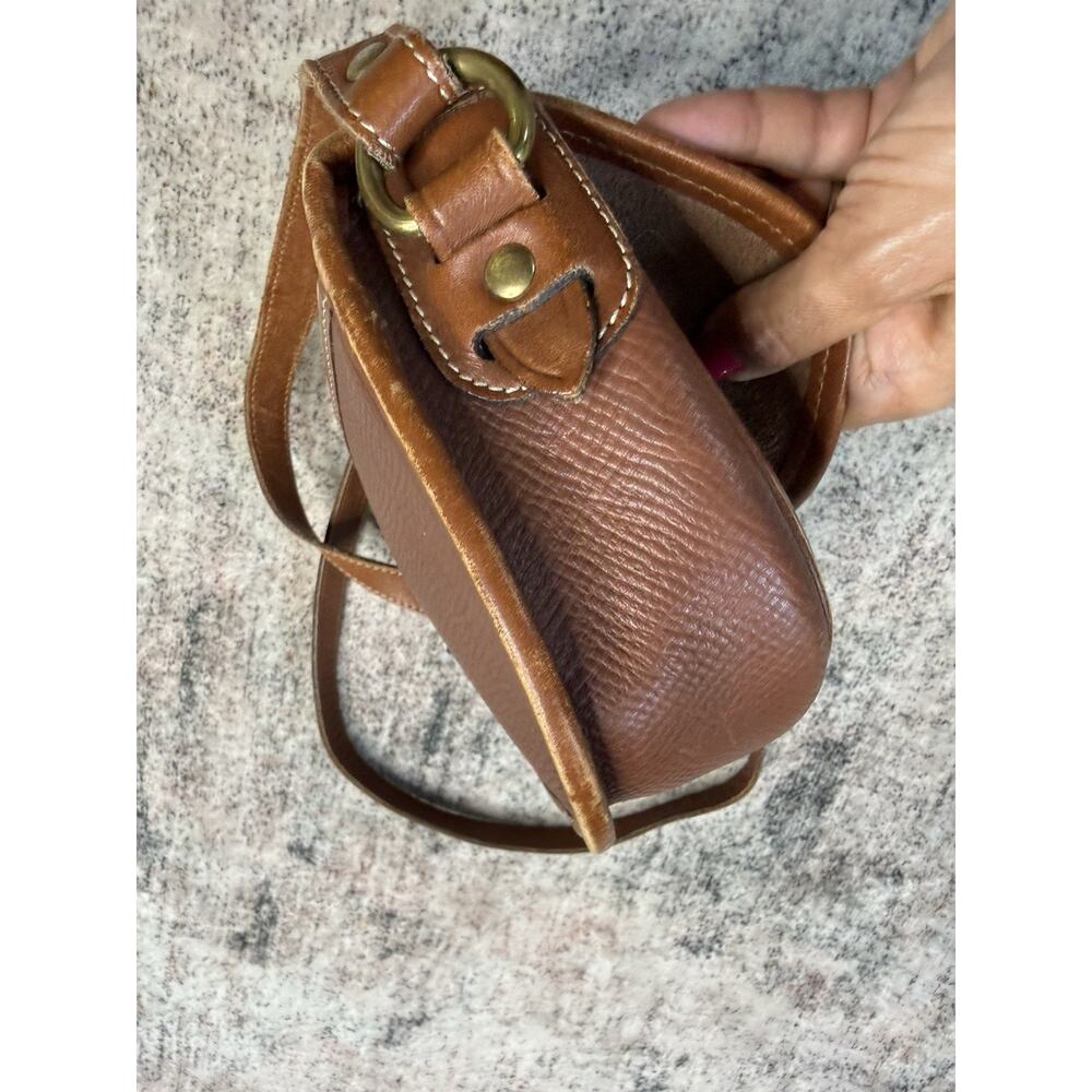 VTG 90’s Coach Cassidy Mini Crossbody Brown Gold Hardware USA Dakota Saddle Rare - Picture 8 of 12